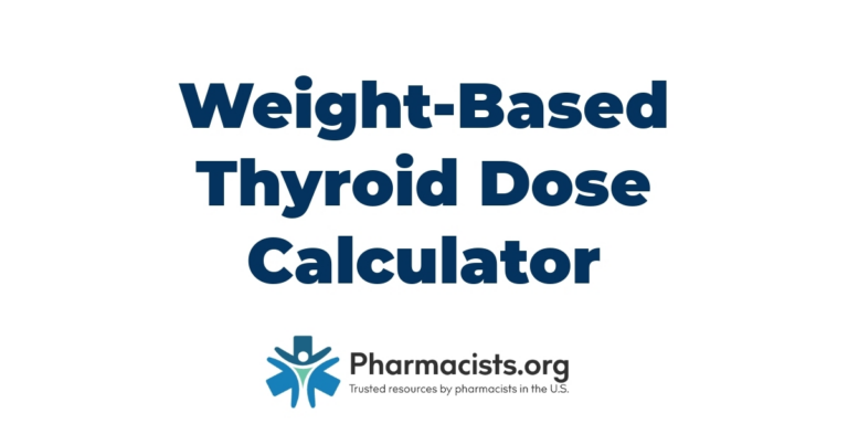 Weight-Based Thyroid Dose Calculator