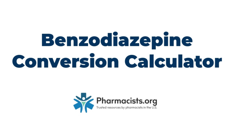 Benzodiazepine Conversion Calculator