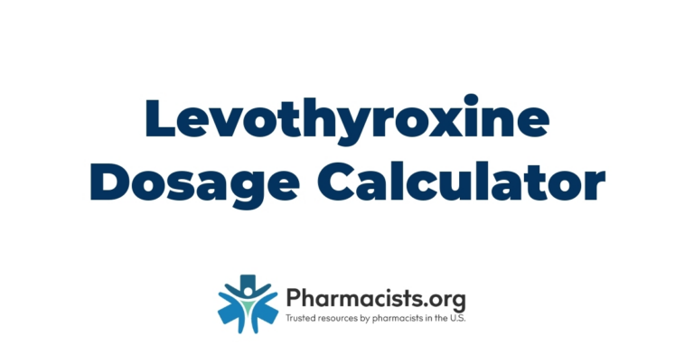 Levothyroxine Dosage Calculator